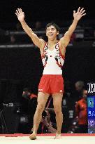 Japan's Shirai wins floor gold title at world