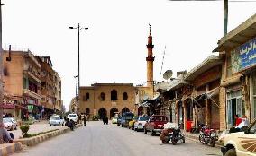 Street in Ar-Raqqah, northern Syria