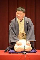 FEATURE: Human folly universal for English-speaking rakugo performer