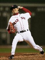 Another scoreless outing for Okajima, but Boston defeated