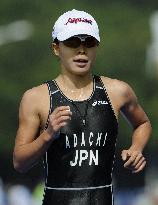 Adachi wins women's triathlon gold at Asian Games