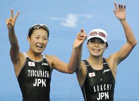 Adachi, Tsuchihashi deliver 1-2 finish in triathlon