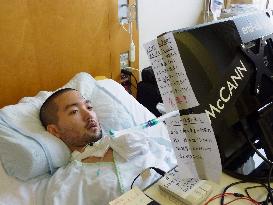 ALS-stricken man makes CM to educate people about his disease