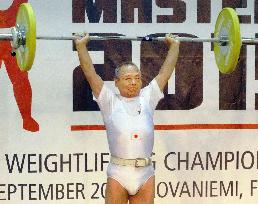 Double Olympic weightlifting champion wins silver in world masters