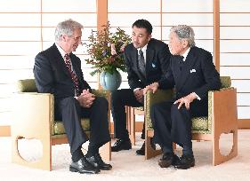 Uruguayan President Vazquez meets with emperor