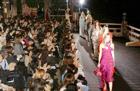 Dior's fashion show held at Kiyomizu Temple in Kyoto