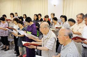 Choir practices to restage post-A-bomb service
