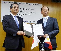 Bank of Nagoya, Filipino Metrobank sign MOU on business ties