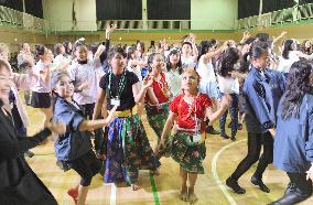 Charity dance festival held in Japan for children in quake-hit Nepal