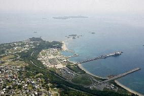 U.S. Navy's White Beach base in Okinawa