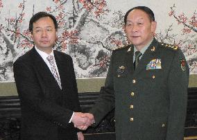Chinese military officials to visit Japan by year-end
