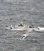 Fishing boat carrying 9 men capsizes off Matsue, western Japan