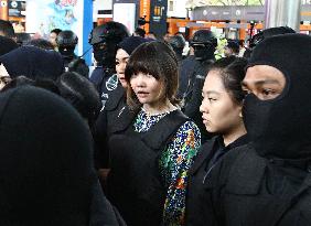 Kim Jong Nam murder suspect at KL airport