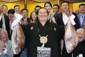 Sumo grand champion Hakuho