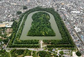Japan's largest tomb mound