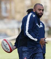 Rugby: Japan training for Russia test