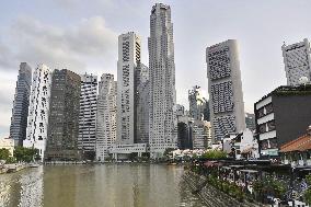 Raffles Place in Singapore