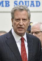 New York Mayor Bill de Blasio