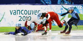Canada's Hamelin wins men's 500m short track skating