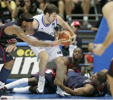 Greece beats U.S. 101-95 at World Basketball Championships