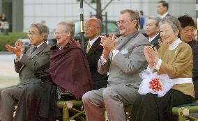 (2)Danish Queen Margrethe II visits Gunma Pref.