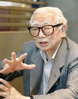 Man talks about life as orphan after A-bombing of Hiroshima