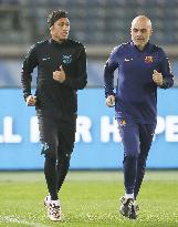 Barcelona train on eve of Club World Cup semifinal