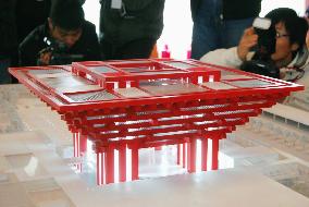 Model of China Pavilion in 2010 Shanghai World Expo unveiled