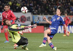 Japan's Nakajima scores hat trick in U-22 game vs. Myanmar