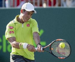 Nishikori reaches Miami Open q'finals