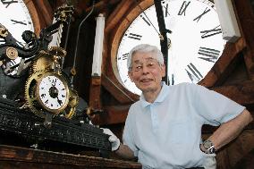 Yamagata folk museum's clock ticking for about a century