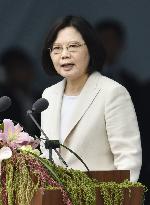 Tsai Ing-wen sworn in as Taiwan's 1st female president