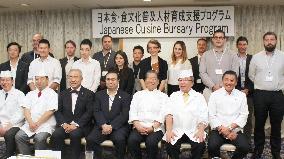 14 foreign cooks invited for Japanese cuisine training program