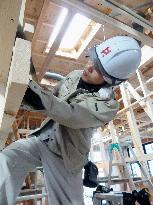Postgraduates flocking to carpentry jobs at small builder in Japan
