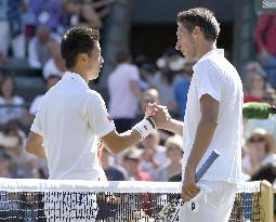 Tennis: Nishikori moves into Wimbledon 3rd round