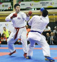 Kagawa wins gold in karate kumite