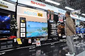 Sharp's 8K TV on sale in Japan