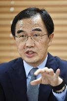 S. Korean Unification Minister Cho