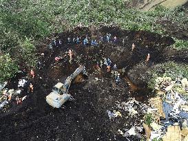 Landslides in Hokkaido