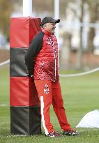 Rugby: Japan training for Russia test