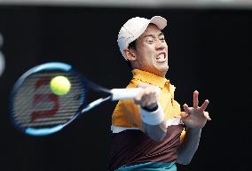 Tennis: Nishikori at Australian Open