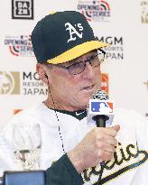Baseball: Athletics in Japan for opening series