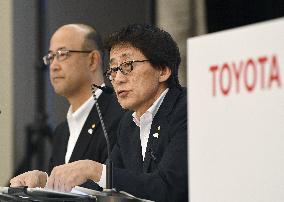 Toyota earnings announcement