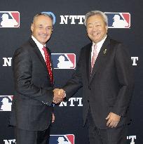 MLB, NTT sign tech partnership