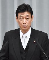 Japan PM Abe's Cabinet reshuffle