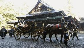 Emperor's visit to Ise Jingu shrine