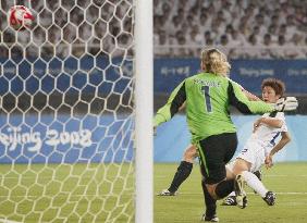 Preliminary Japan-Norway women's soccer match in Olympics