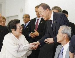 U.N. chief in Nagasaki