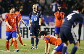 Soccer: Japan in danger of missing out on Rio after draw with S. Korea