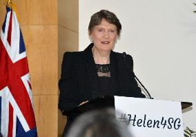 Ex-N.Z. PM Helen Clark declares candidacy for U.N. chief post